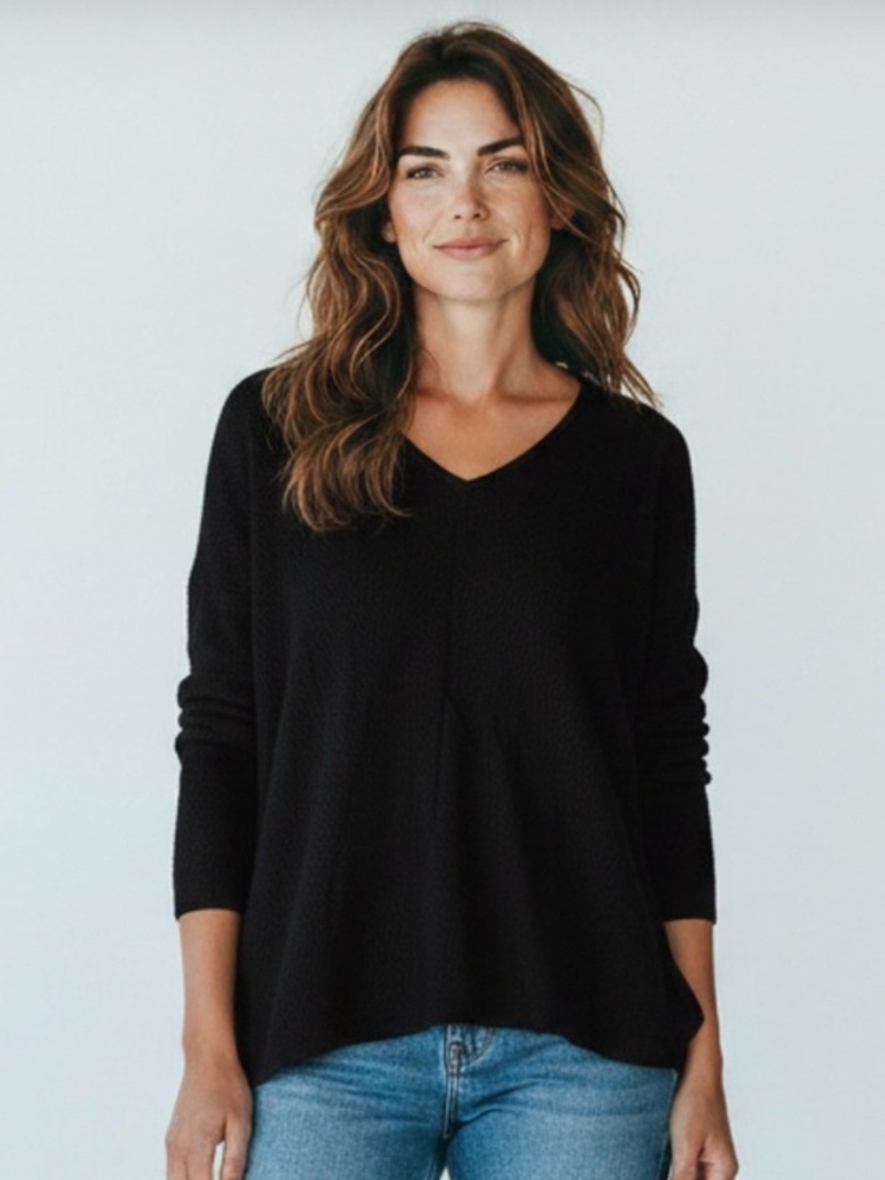 🫶🏻 Karen Scott V-Neck Women's Sweater